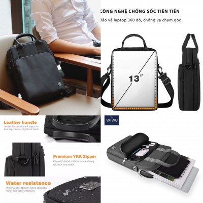 Túi Đeo Dọc Macbook Wiwu Alpha
