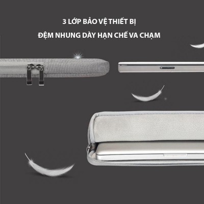 Túi Chống Sốc Quai Xách Macbook
