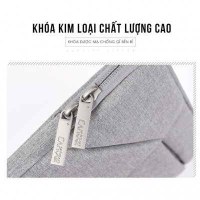 Túi Chống Sốc Macbook Nhiều Ngăn Canvas Artisan