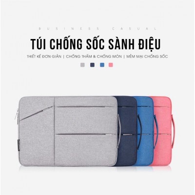 Túi Chống Sốc Macbook Nhiều Ngăn Canvas Artisan