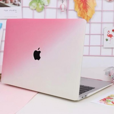 Combo Case Ốp Macbook & Phủ Phím Hồng Ombre