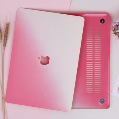 Combo Case Ốp Macbook & Phủ Phím Hồng Ombre