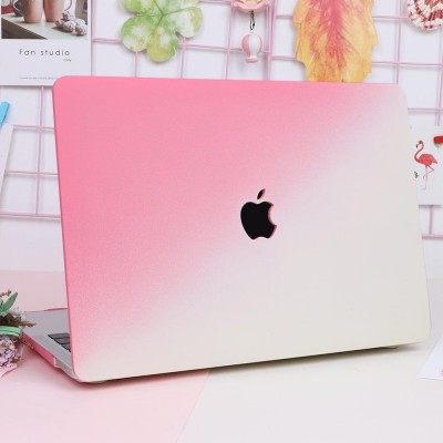 Combo Case Ốp Macbook & Phủ Phím Hồng Ombre