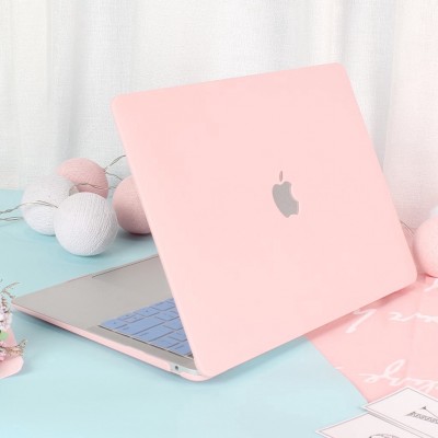 Combo Case Ốp Macbook & Phủ Phím Hồng Pastel