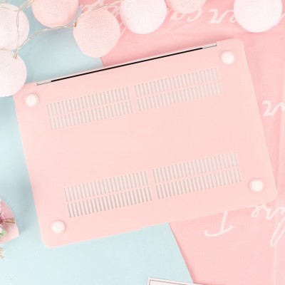 Combo Case Ốp Macbook & Phủ Phím Hồng Pastel