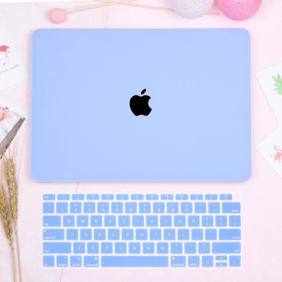 Combo Case Ốp Macbook Xanh Pastel & Phủ Phím