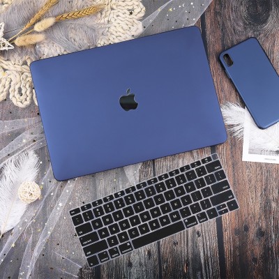 Combo Case Ốp Macbook Xanh Navy & Phủ Phím