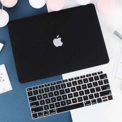 Combo Case Ốp Macbook Đen & Phủ Phím