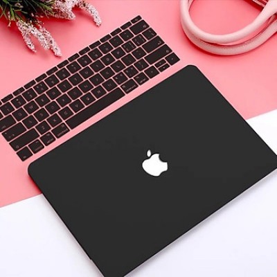 Combo Case Ốp Macbook Đen & Phủ Phím