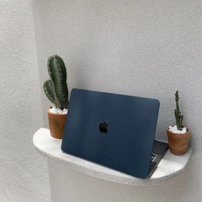Combo Case Ốp Macbook Dark Blue & Phủ Phím