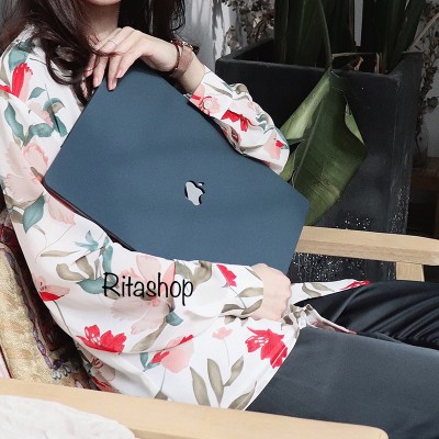 Combo Case Ốp Macbook Dark Blue & Phủ Phím