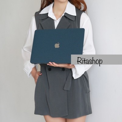 Combo Case Ốp Macbook Dark Blue & Phủ Phím
