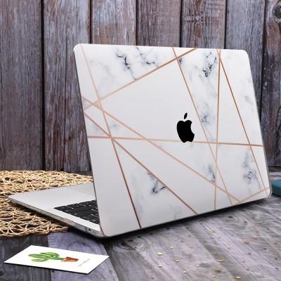 Combo Case Ốp Macbook Vân Đá Trắng New & Phủ Phím