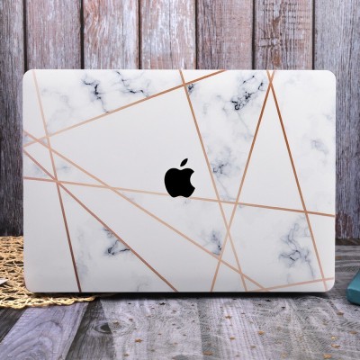 Combo Case Ốp Macbook Vân Đá Trắng New & Phủ Phím