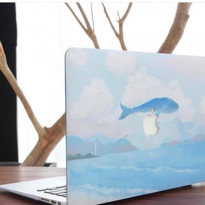 Combo Case Ốp Macbook Cá Voi & Phủ Phím