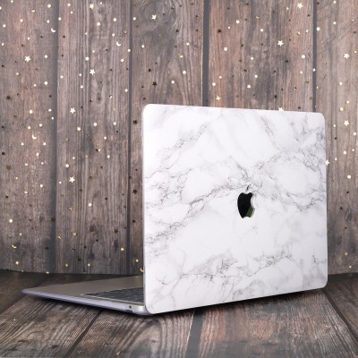 Combo Case Ốp Macbook Đá Trắng & Phủ Phím