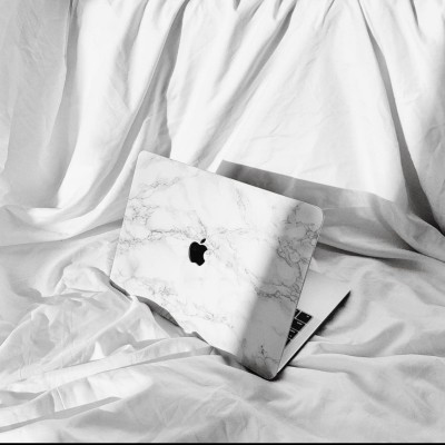 Combo Case Ốp Macbook Đá Trắng & Phủ Phím