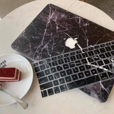 Combo Case Ốp Macbook Đá Đen & Phủ Phím