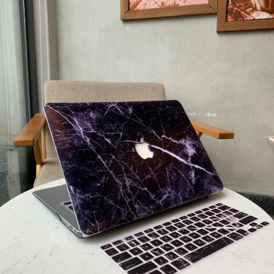 Combo Case Ốp Macbook Đá Đen & Phủ Phím