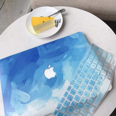 Conbo Case Ốp Macbook Vệt Xanh & Phủ Phím