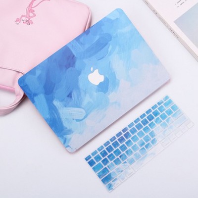 Conbo Case Ốp Macbook Vệt Xanh & Phủ Phím