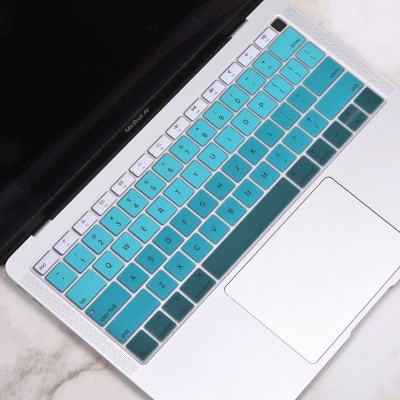 Phủ Lót Phím Macbook Ombre Xanh