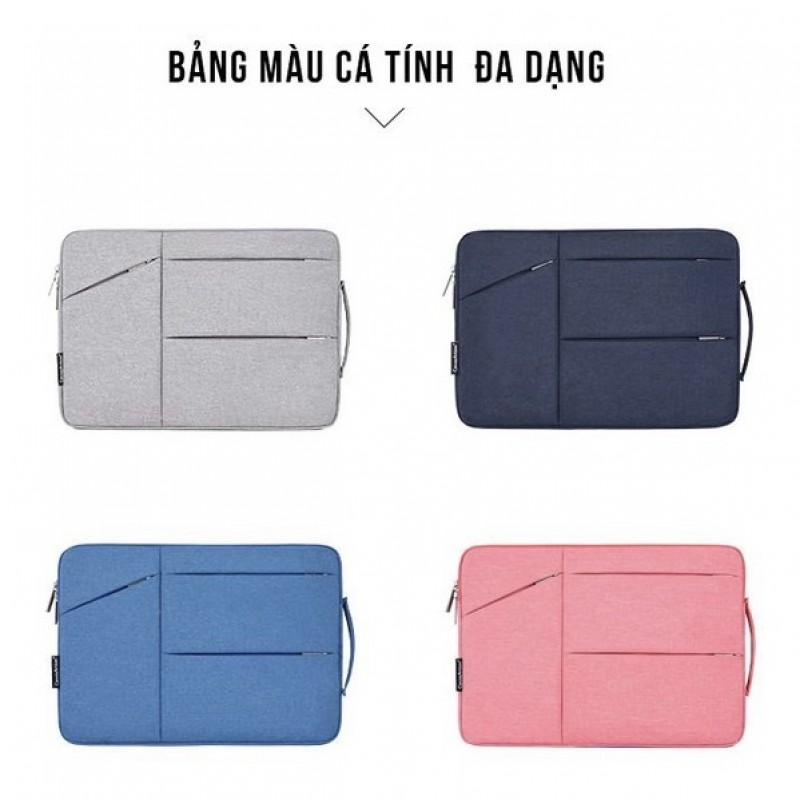 Túi Chống Sốc Macbook Nhiều Ngăn Canvas Artisan
