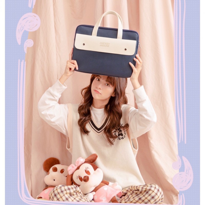 Túi Xách Da Mickey Macbook Chính Hãng