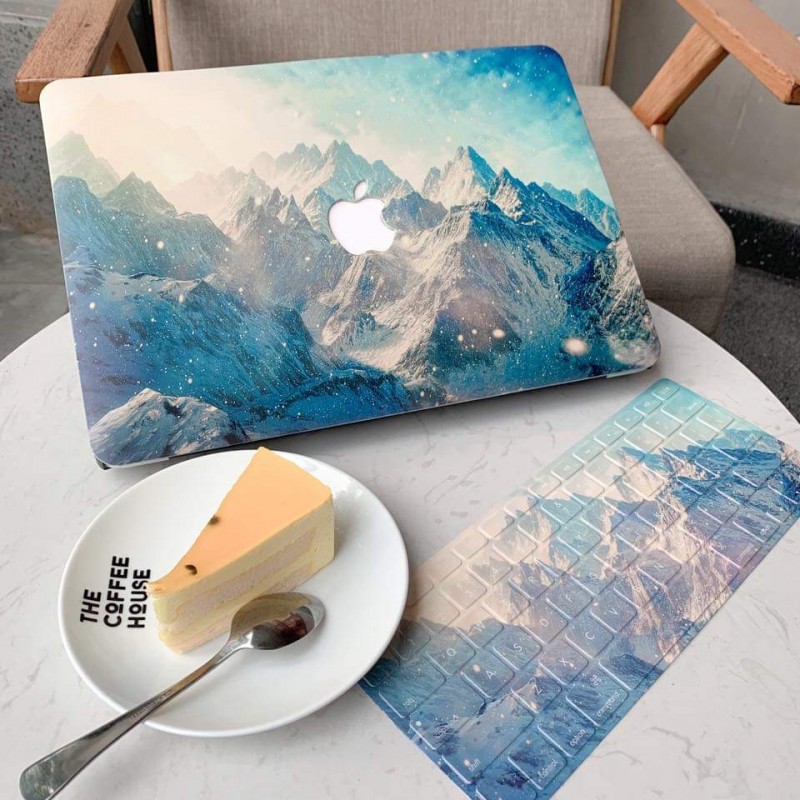 Combo Case Ốp Macbook Núi Tuyết