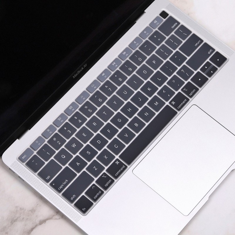 Phủ Lót Phím Macbook Ombre Xám